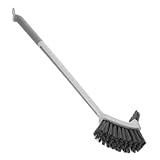 PartyKindom Long Handle Toilet Brush with Ergonomic Grip Sturdy Bathroom Cleaning Brush for Hard to Reach Areas Durable Bristles Non Slip Design for Home Commercial Use