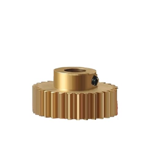 Bevel Gear Pinion Hardware Mechanical 1mod 26 27 28 29 30 Teeth 31 32 33 34 35T 36 37 38 39 40 41 Teeth Hole Diameter 6.35/7mm Convex Step Copper 1 Die Small Module Precision Gear(7mm-31 Teeth)
