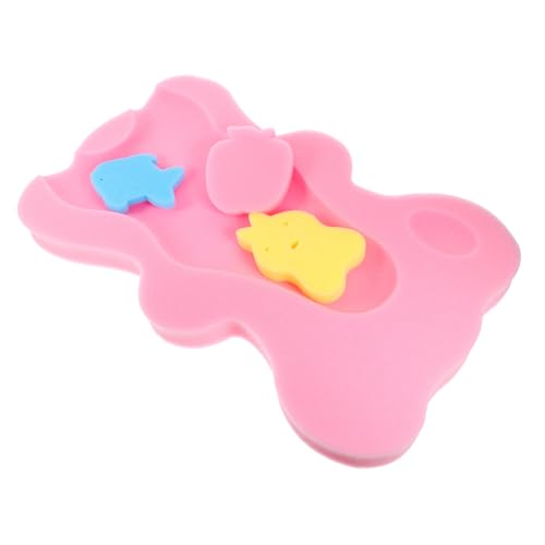 IWOWHERO Newborn Bath Sponges Baby Bathtub Mat Soft Gentle for Infants Quick Dry
