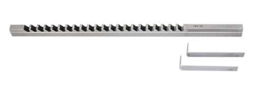 Accusize Industrial Tools 8 mm Style C Keyway Broach, HSS, 25/64