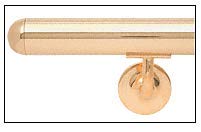 KegWorks Domed End Cap - Polished Brass - For 2