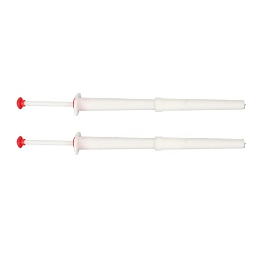 Lybunair 2Pcs Stainless Steel and Plastic Pickle Picker Fork Set for Olives Peppers Fruits Meat