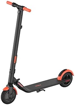 Segway Ninebot ES1L Electric Kick Scooter - 250W Motor, 12.4 Mile Range & 12.4 MPH, 8" Inner-Support Tires, Dual Brakes & Front Suspension, 220lbs W. Capacity - Commuter E-Scooter for Adults