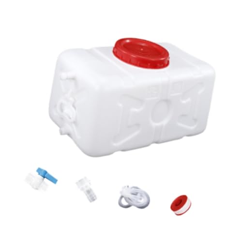 Menolana Water Container Set Camping Jug Large Capacity No Leakage Portable Water Bucket for Emergency Travel Driving Survival Outdoor, 30L