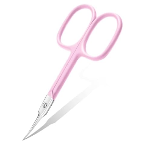 CGBE Stainless Steel Curved Tip Cuticle Scissors Cover
