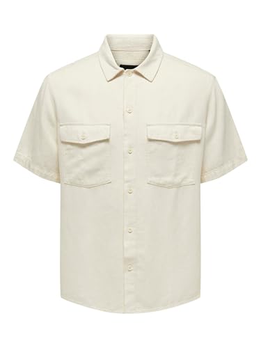 Chemise courte homme Only & Sons regular fit avec poches poitrine stylées