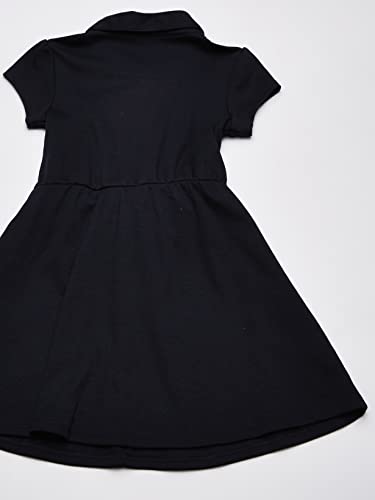 Nautica Girls' Little School Uniform Short Sleeve Polo Dress, Navy Front Tie, 6 #TOP4