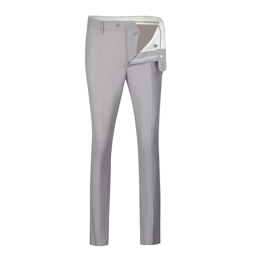 Netsky Men's Dress Pants Slim Fit Stretch Expandable-Waist Flat Front Dress Pant3