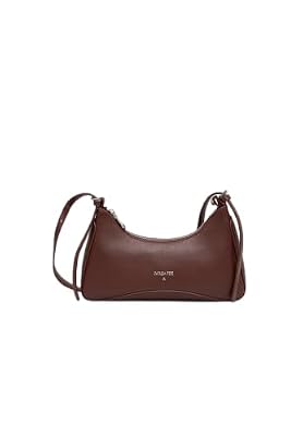 PATRIZIA PEPE Borsa Hobo in Pelle Hot Brown 28x10x5,5 cm