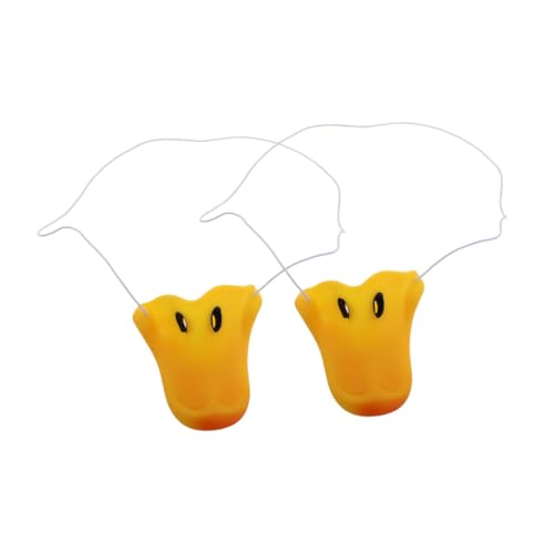 SOPOTUTU 2 máscaras de cosplay de pato com nariz acessório divertido para festas disfarce de pato para adultos disfarce de pato disfarce de pato disfarce de nariz de pato acessório para disfarçar