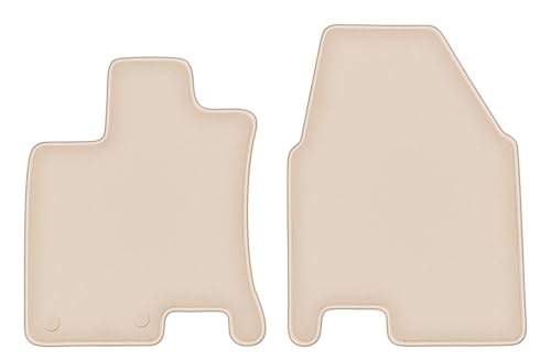 Tapis de voiture avant velours pour Nissan Qashqai+2 contre usure et saleté