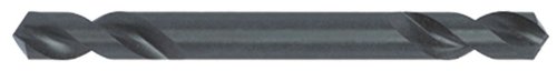 Cle-Line C20500 Double End Short-Length Drill, High Speed Steel, Steam Oxide Finish, Round Shank, 135-Degree Split Point, 1/8