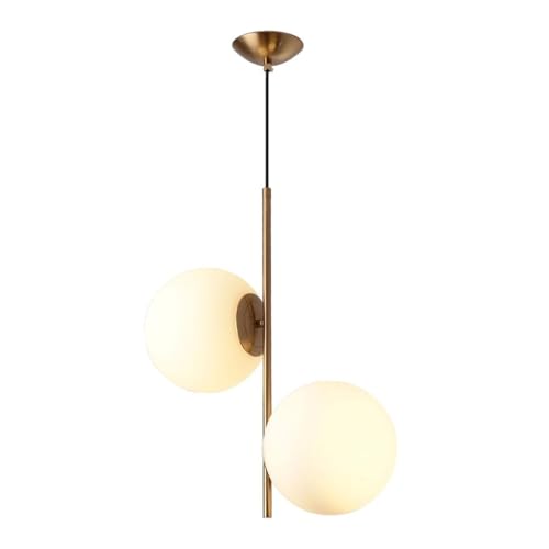 Chandelier en verre à balle rond moderne pour en finir avec l'éclairage agressif