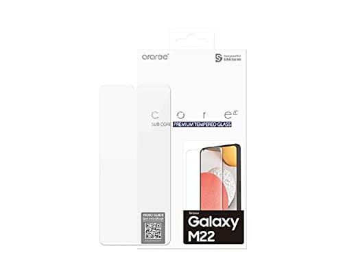 araree Subcore Tempered Glass für das Galaxy M22, Transparency Cover