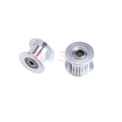 BZ 3D GT2 Umlenkrolle,GT2 Idler Pulley 20 Zähne Bohrung 5mm Breite 10mm Zahnriemenscheibe 20 Teeth für Voron 2.4 und andere 3D-Drucker 9mm/10mm Breite GT2 Zahnriemen.(10 Stück)