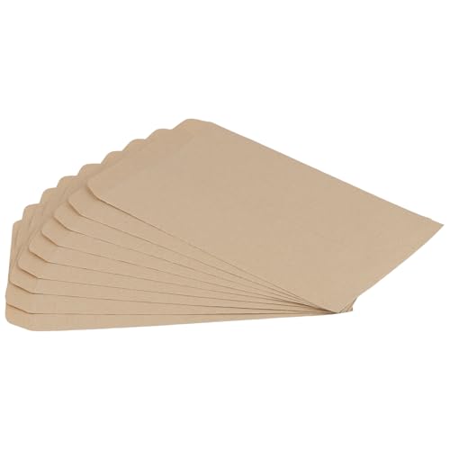 CHUENKUK 200 Stück 16 x 11cm Kleine Braune Umschläge, Selbstklebend Kraftpapier Umschläge, Briefumschläge für Löhne, Samen, Münzen, Grußkarten, und Einladungen