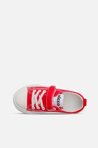 Vicco Lee Basic Kız Çocuk Spor Ayakkabı (Kırmızı, 35 Numara) - Görsel 3