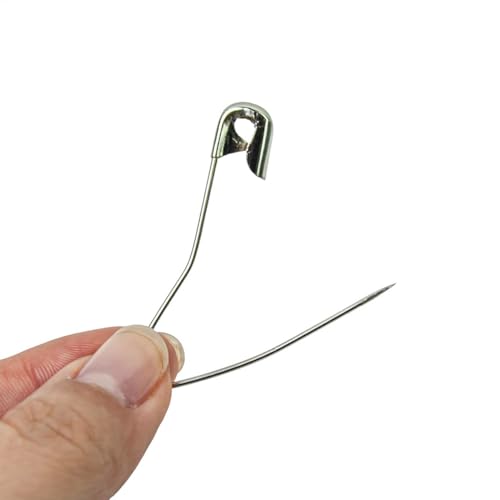 Miniatura 8 de Alfileres Para Acolchar Curvos,Imperdibles Curvos - 100 Piezas De Pasadores De Seguridad Curvos,Alfileres De Costura De Alambre De Acero Al Carbono Niquelado Para Hacer Joyas, Coser, Acolchar, Tejer Y