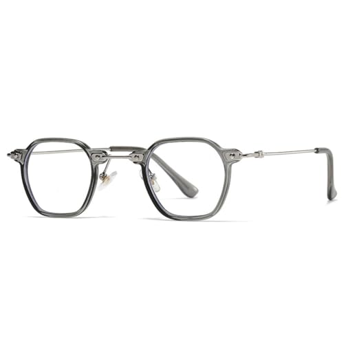 Lunettes de soleil rétro rivets avec verres dégradés gris clair LVTFCO
