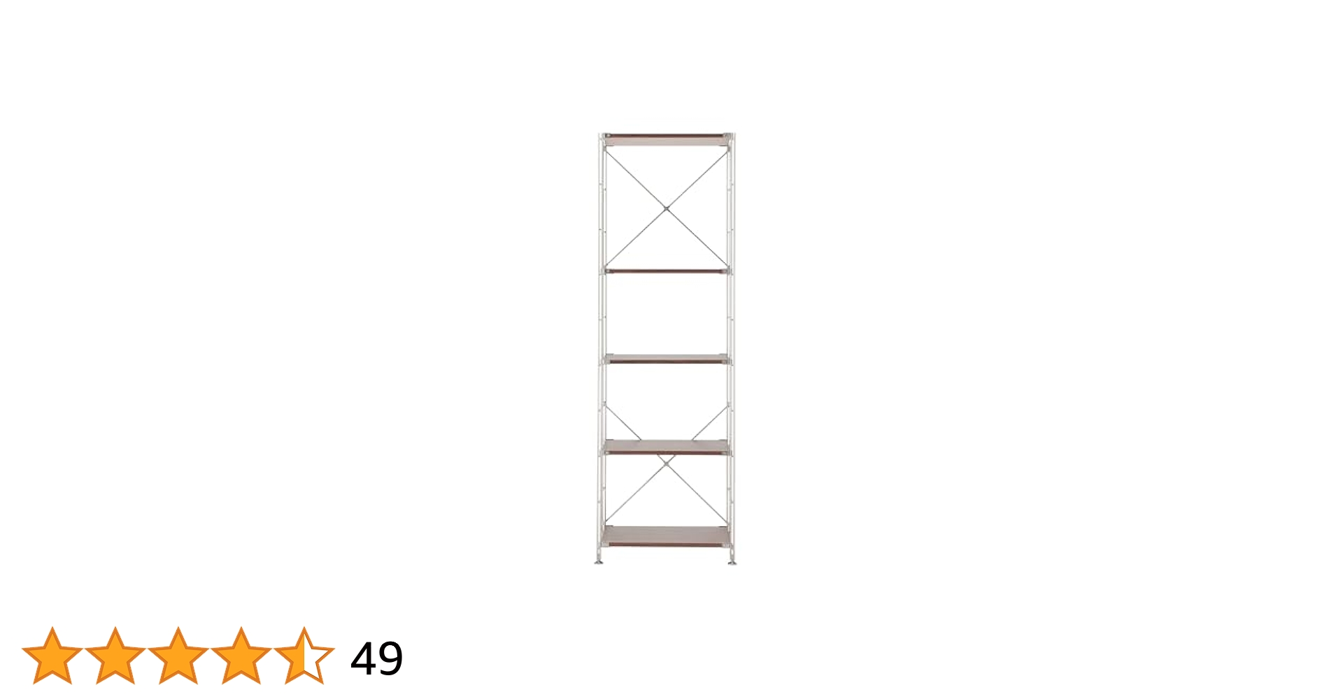 無印良品ステンレスシェルフL型ウォールナット 無印良品 MUJI ステンレスユニットシェルフ ウォールナット材