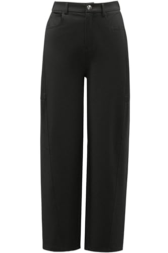 Arach&Cloz 2025 Women's Stretch Wrinkle Free Wide Leg Trousers Casual High Elastic Waisted Loose Palazzo Pants with Pockets2