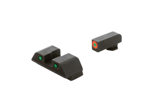 AMERIGLO Trooper Series - Three-Dot Green Tritium Design Set Front Outline Orange Gen 1-4 9mm/.40/.380, Gen5 10mm/.45 by AmeriGlo - Used condition - Image 3
