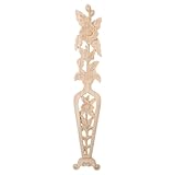 Décoration verticale robuste : conçue pour une fixation verticale, cette sculpture en bois optimise l’espace mural, idéale pour les petites pièces ou une décoration minimaliste. appliques en bois effet miroir, appliques sculptées en bois