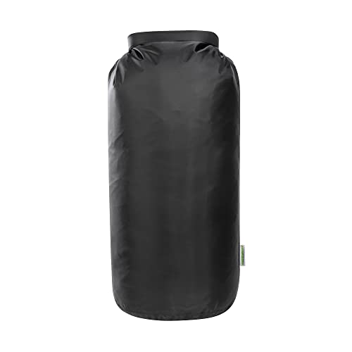 Tatonka Packsack Dry Sack 10l - Wasserdichter Packbeutel mit Rollverschluss und Steckschließe - Aus recyceltem Polyester - 10 Liter Volumen (schwarz)