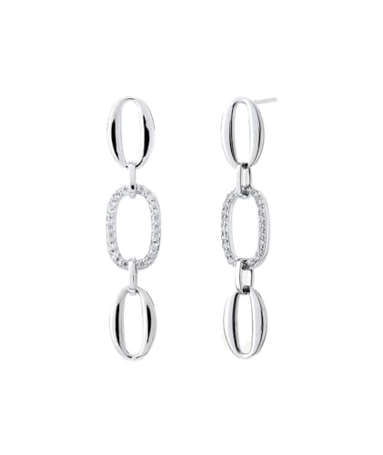 Pendientes Vidal & Vidal con baño de plata de ley y circonitas