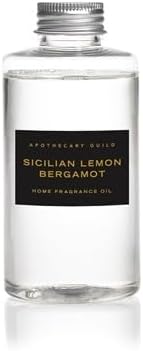 SICILLIAN Lemon Bergamot Refill - Set of 2 - Zodax Apothecary Guild Reed Diffuser - 120 ml