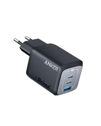 Chargeur rapide GaN 67W Anker Prime avec 3 ports et prise pliable pour iPad