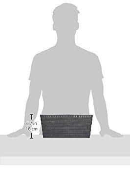 Image of Whitmor Rattique Storage Baskets - Grey (3 Piece Set)