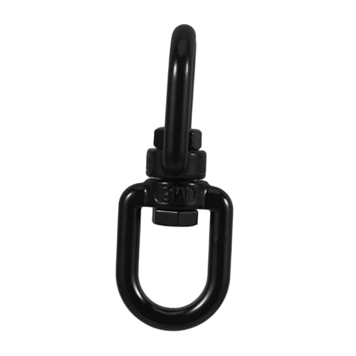 BESPORTBLE Heavy Duty Double Eye Swivel Hook Swivel Ring for Hammock Chair Aerial Durable Rotational Device for Smooth Movement