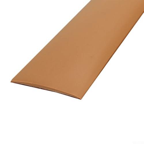 Bebykilemi Bandes de transition de sol, 2 m x 4 cm, en PVC flexible pour joint de bord, coupe-vent, anti-poussière et isolation phonique, décoration à faire soi-même pour sols en bois et en caoutchouc
