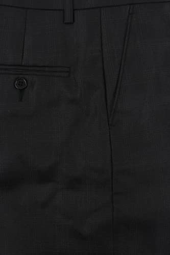 Image of MALENO Men's Polycotton Slim Fit Checkered Trouser |Trousers for Office, Party | Men Formal Pant