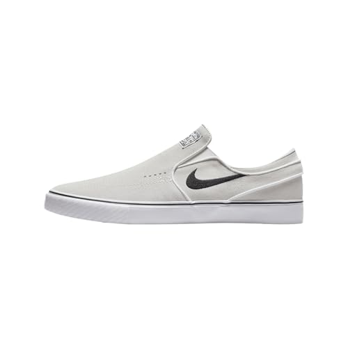 Nike SB Janoski+ Slip Skate Shoes (FN5893-100, Summit White/Summit White/White/Black) Size 14