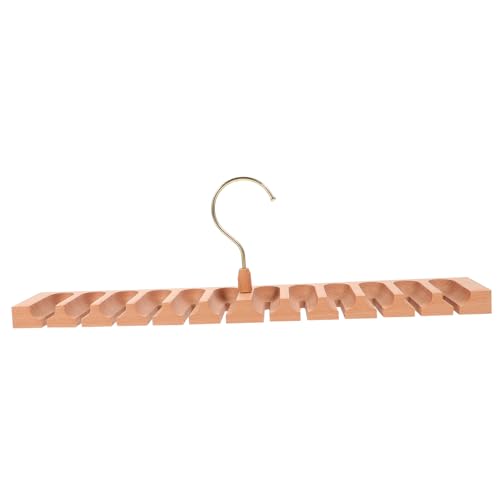 OFFSCH Belt Organizer for Closet Multi Functional Tie Hanger Scarf Rack Space Saving Belt Hanger for Wardrobe Slots for Easy Access