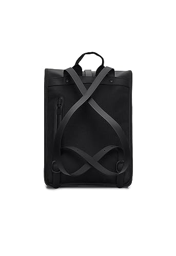 RAINS Rolltop Rucksack Mini (Black)2