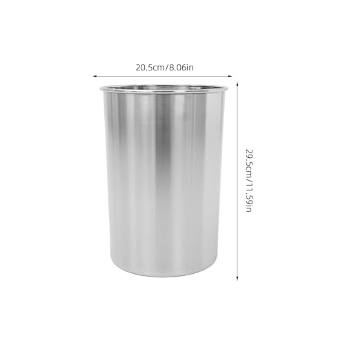 Caneca de basura integrada de acero inoxidable para cocina miniatura 2