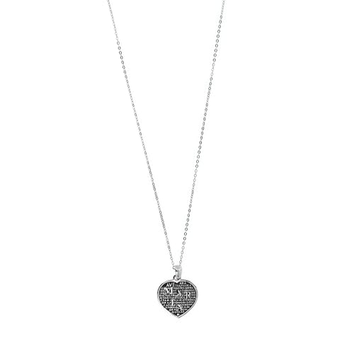 Collier Mater Pendentif Coeur en argent 925, un bijou d'exception raffiné