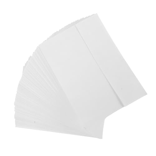 STOBOK 80個 白無地封筒 自己粘着式 セルフシールプ 丈夫な紙製 用 グリーティングカード 写真 郵送用に