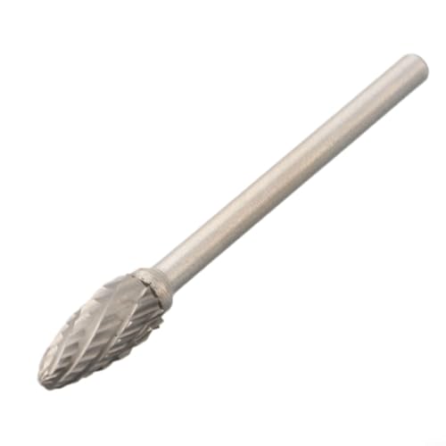 Fresas rotativas de carburo 3x6mm para metal y madera miniatura 1