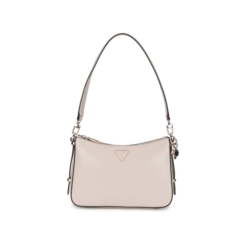 Nobile e carismatico. Il nuovo accessorio viene qui da GUESS. La borsa entusiasma con il suo aspetto moderno e il manico rimovibile. Comodo da indossare come borsa a tracolla o anche nella curva del gomito. Dimensioni: 24,5 x 17 x 5,5 cm