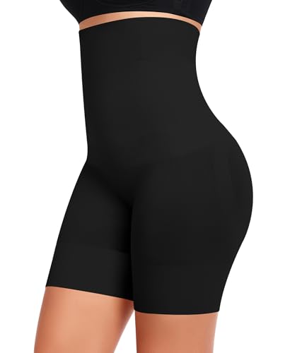 Image of Werena Tummy Control Shapewear Shorts for Women Seamless High Waisted Body Shaper Shaping Underwear Girdle Panties