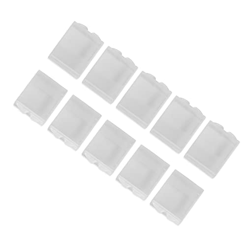 Tbest Battery Holder, Dampproof Plastic Case for 3 4 5 6 with 10pcs Clear Storage Box Container