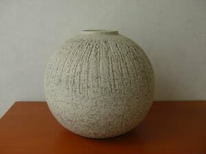 Amazon.co.jp: 花瓶信楽焼美杉 作美杉窯飾り壺一輪挿し花器球体
