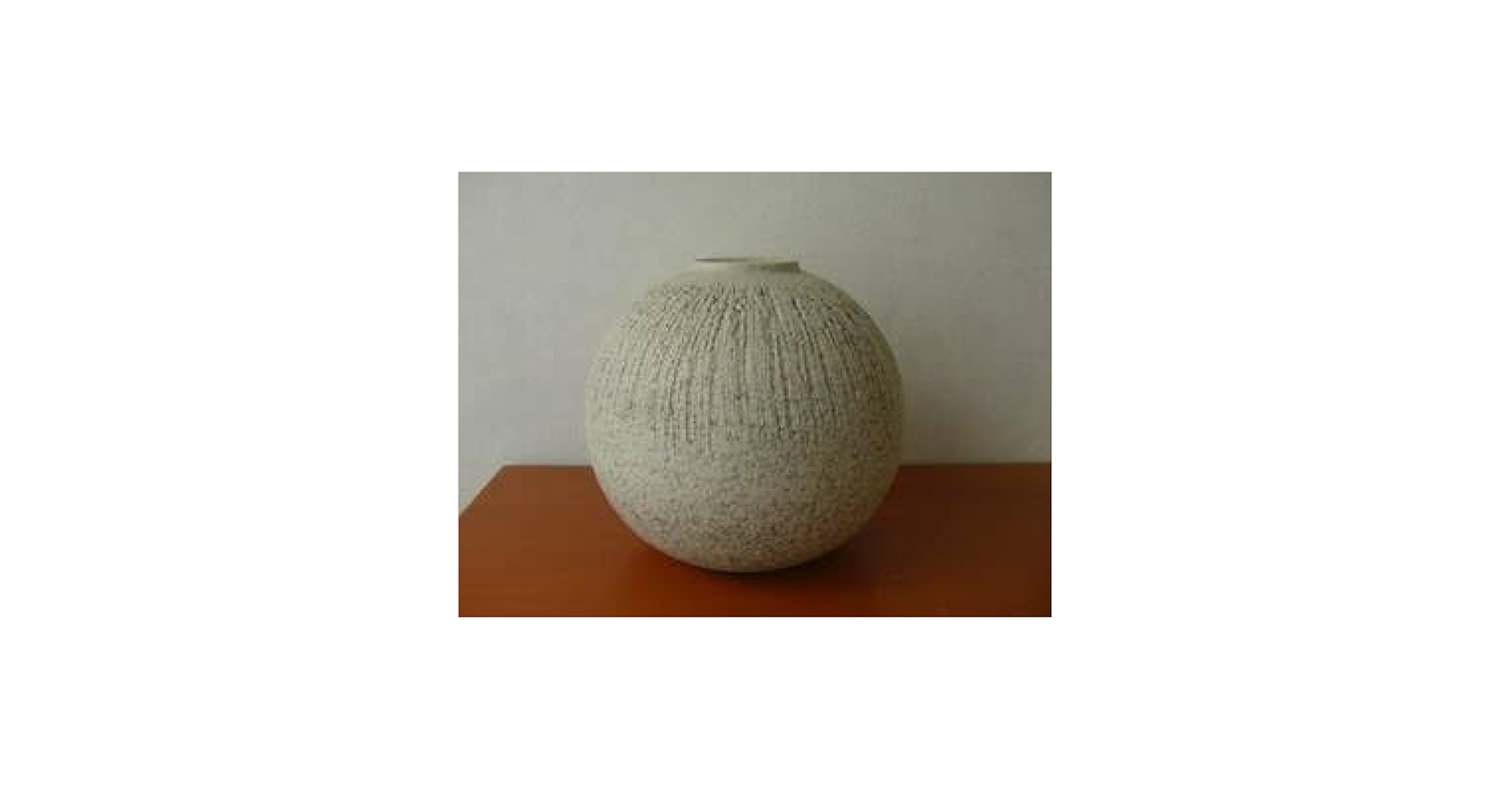 Amazon.co.jp: 花瓶信楽焼美杉 作美杉窯飾り壺一輪挿し花器球体