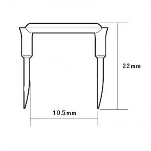 Amazon | ジェフコム 木工用絶縁ステップル 200個入り 《適用