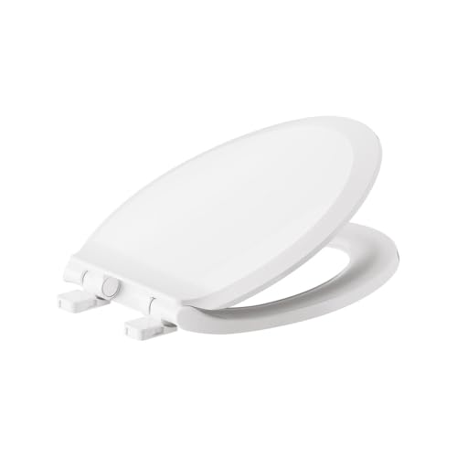 American Standard 5503A00B.020 Slow Elongated Closed Front Toilet Seat, White