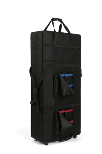 Play Platoon Cornhole Board Carrying Case with Wheels, Regulation Rolling
